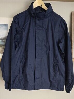 Amazon Navy Lightweight Waterproof Raincoat